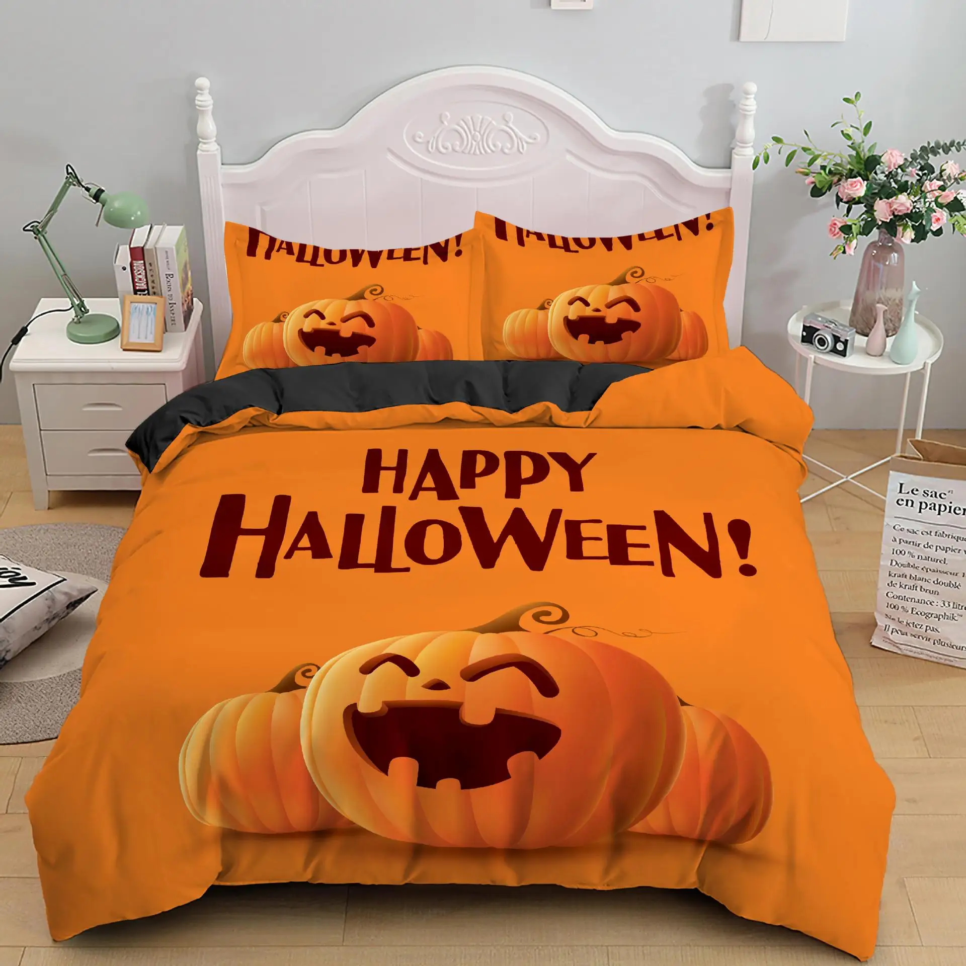Autumn Pumpkin Halloween Bed Set