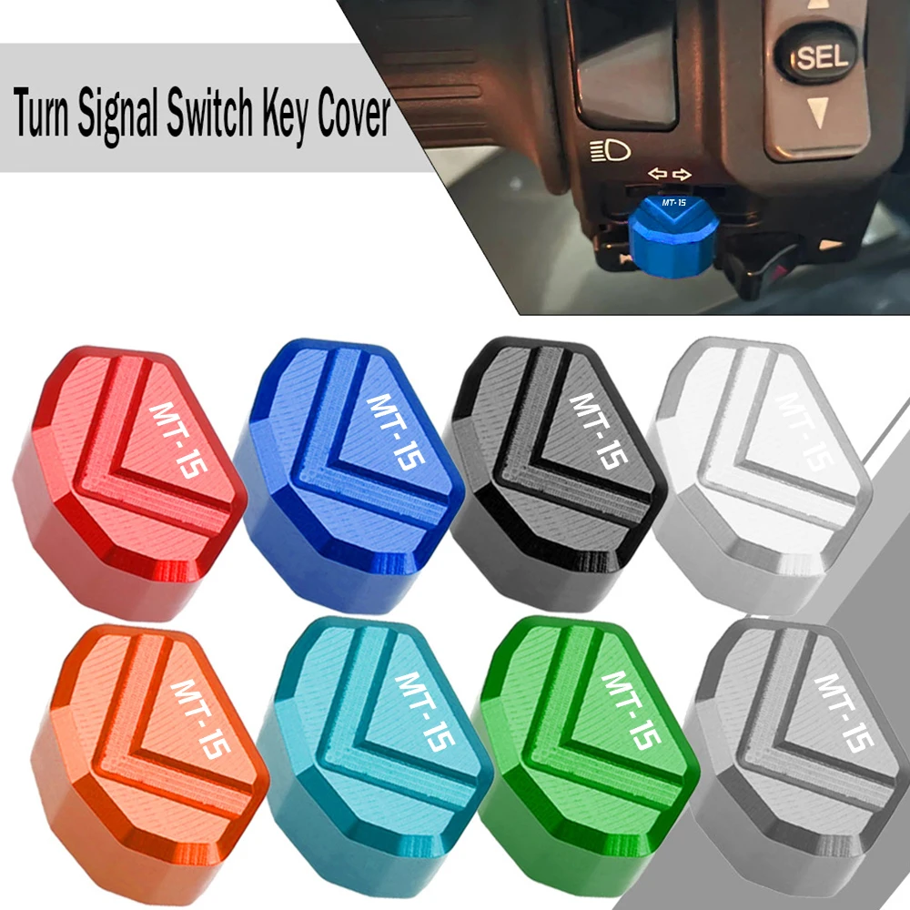 

2023 Motorcycle Switch Button Turn Signal Key Cap For Yamaha MT15 MT 15 2005- 2022 2021 2020 2019 2018 2017 2016 2015 2014 2013