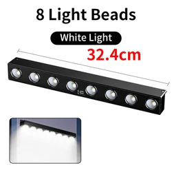 Outdoor Solar LED Wall Lamp for Signs - Dusk to Dawn Address and Garden Light (8leds Cold light)