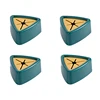 4pcs Dark green