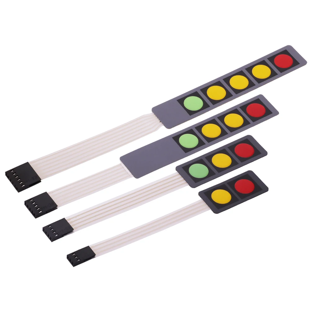Electronic diy kit arduino diy kit Key Button Membrane Switch 3*4 4X5 Matrix Array Keyboard 1X6 Keypad LED Control Panel Pad DIY Kit For Arduino 1 2 3 4 5 7 8