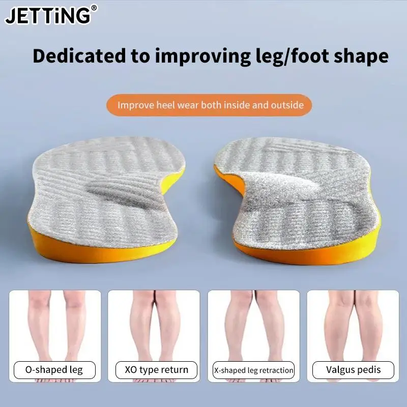 

Flat Feet Arch Support Orthopedic Shoes Sole Insoles For Feet Men Women O/X Leg Corrected Care Pad PU Orthotic Insole