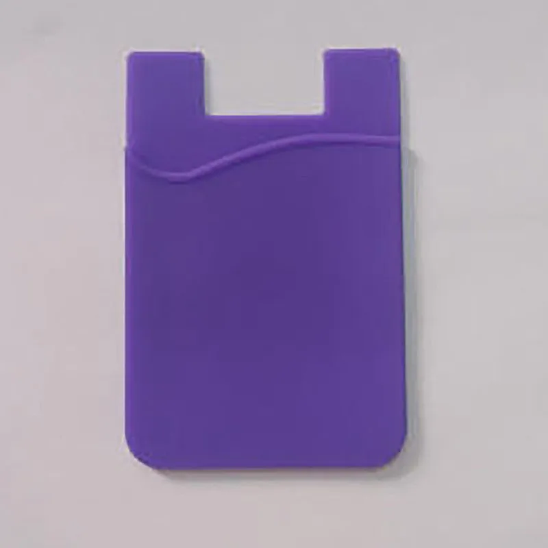 Silicone Adhesive Phone Card Holder - Portable & Creative Design