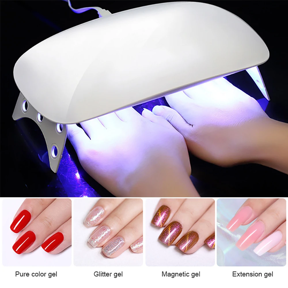 Mini Nail Drying Lamp Led Uv Lamp Gel Polish Drying UV Curing Machine for Manicure Gel Nails Lighting Manicure Decor