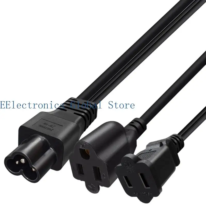 NEMA 1 15R 및 5 15R 저장소를 두 배로 늘리는 462B 30Cm 전기 어댑터 분배기 케이블 IEC320