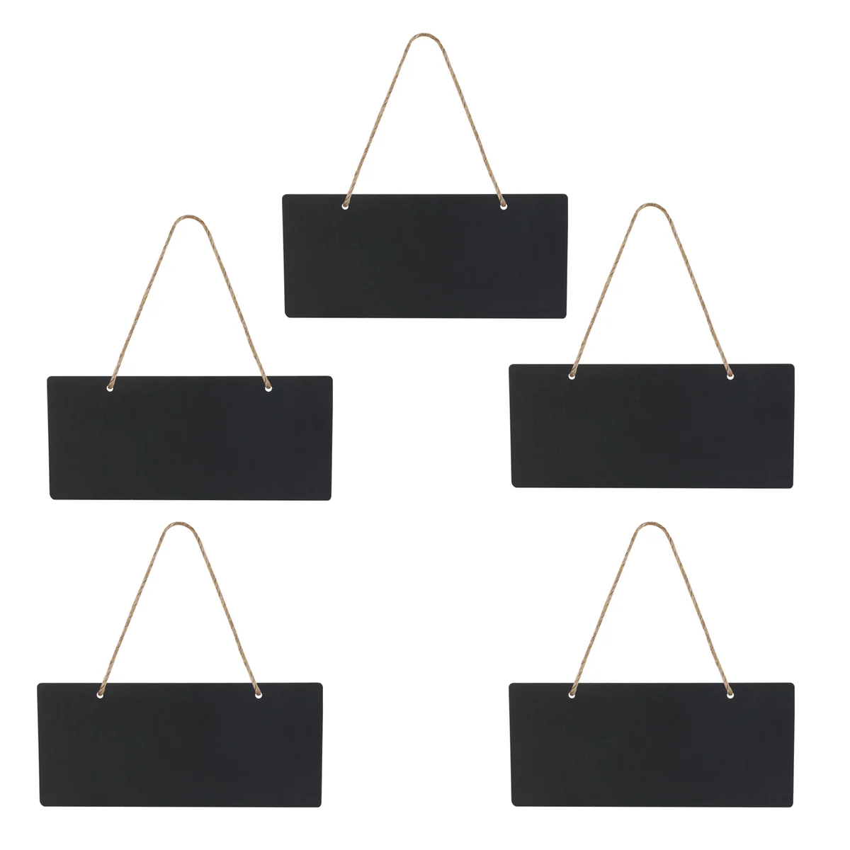 5pcs Mini Chalkboards Single Sided Black Board for Message Board Signs 5pcs 5 7 7 9 9 15cm single side universal prototype pcb universal board experimental copper plate circuirt board diy