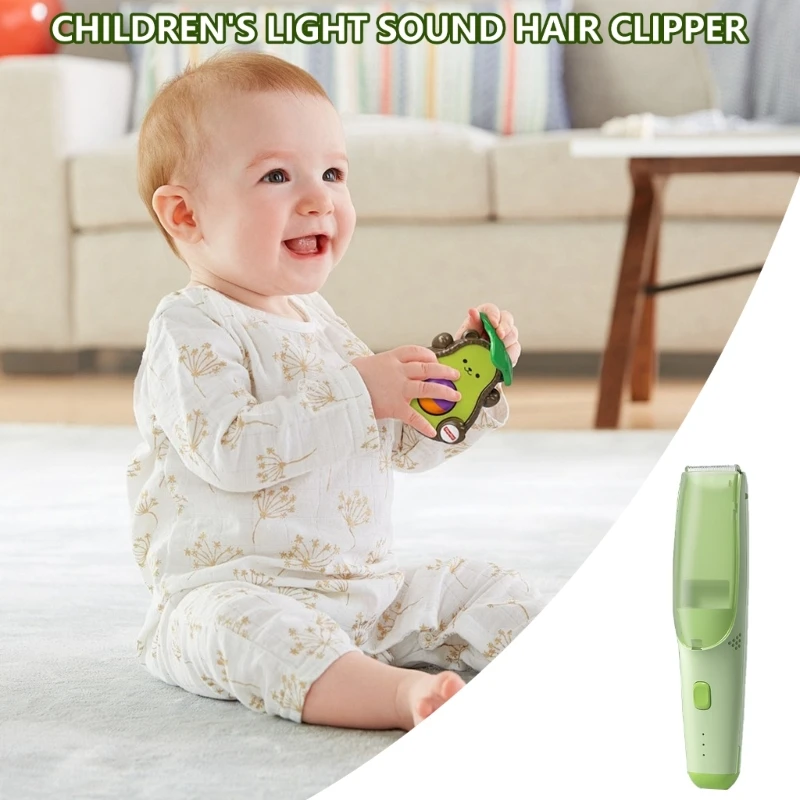 Cordless Haircut Machine Child Electric Hair Trimmer Baby Hair Trimmer Vacuum USB Rechargeable
