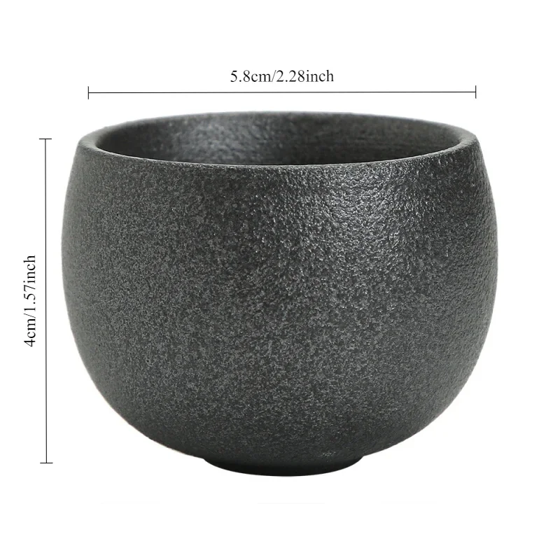 Japanese Style Stoneware Kung Fu Small Tea Ceramic Teacup Mug Bowl Single Cup Tea Appreciation tea cup