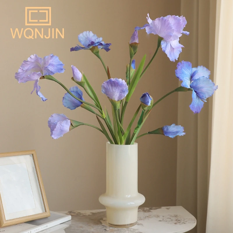 1pc, künstliche Iris Blume Zweig Hochzeit Dekoration Home Tisch dekoration Iris Flores Seide gefälschte Blumen arrangement Party liefert