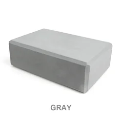 EVA Foam Yoga Block for Home Fitness and Exercise (GRAY)