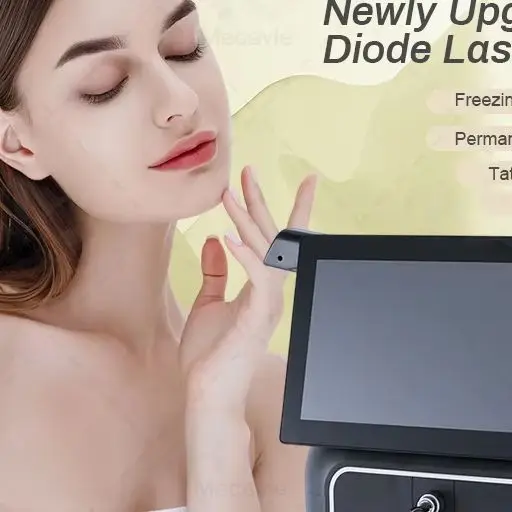 2026 New Technology Professional Soprano Diode Laser Hair Removal Machine 4 Wavelength For Permanent Hair & Tattoo Removal 3