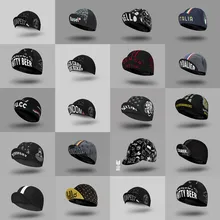 Gorras clásicas de poliéster de la serie negra para ciclismo, gorros de ciclismo con absorción de humedad seca para hombres y mujeres, sombreros de bicicleta de carretera, pasamontañas deportivo