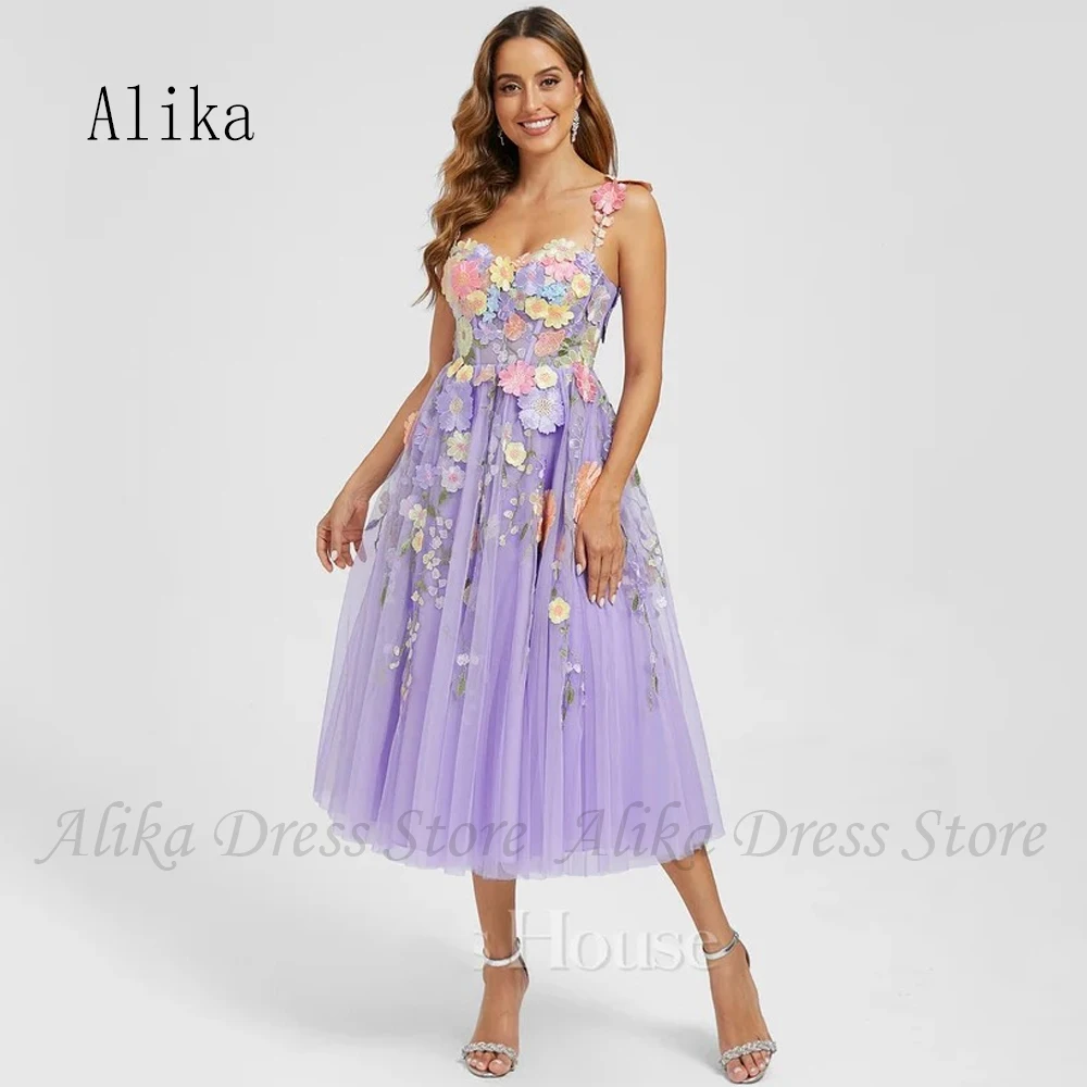 Charming Champagne Wedding Party Dresses with Applque Sleeveless Spaghetti Straps Mother of Bride Dresses for Princess