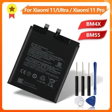 

BM55 BM4X Phone Battery for Xiaomi 11 MI 11Ultra Xiaomi MI 11 pro 4500mAh Replacement Battery +Tool