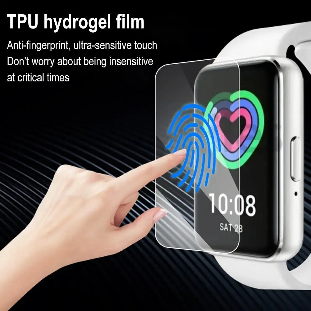 

Прозрачная защитная пленка HD для смарт-часов Samsung Galaxy Fit3, защитная пленка, мягкая Гидрогелевая пленка из ТПУ (5/2 шт.)