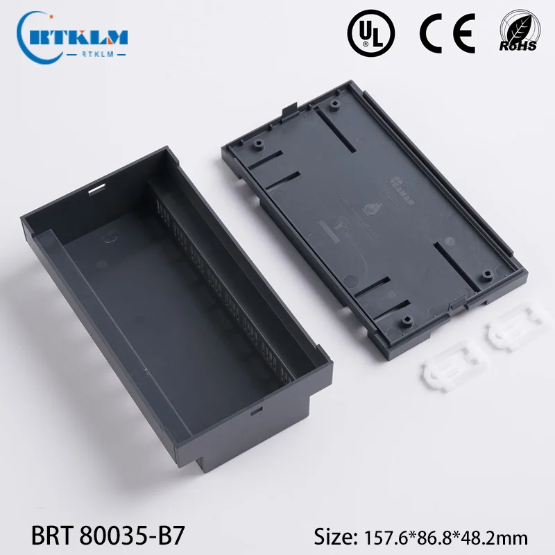 Drahtverbindungsbox DIY Instrumentenkoffer Projektgehäuse für Elektronik Din-Schienenbox 157,6 * 86,8 * 48,2 mm – Detail 30