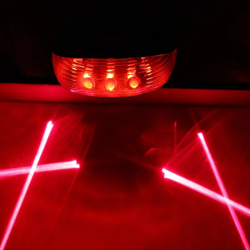 Luce Fanale Posteriore Bici Bicicletta Ad Un Led Rosso Fanalino - Foto 10