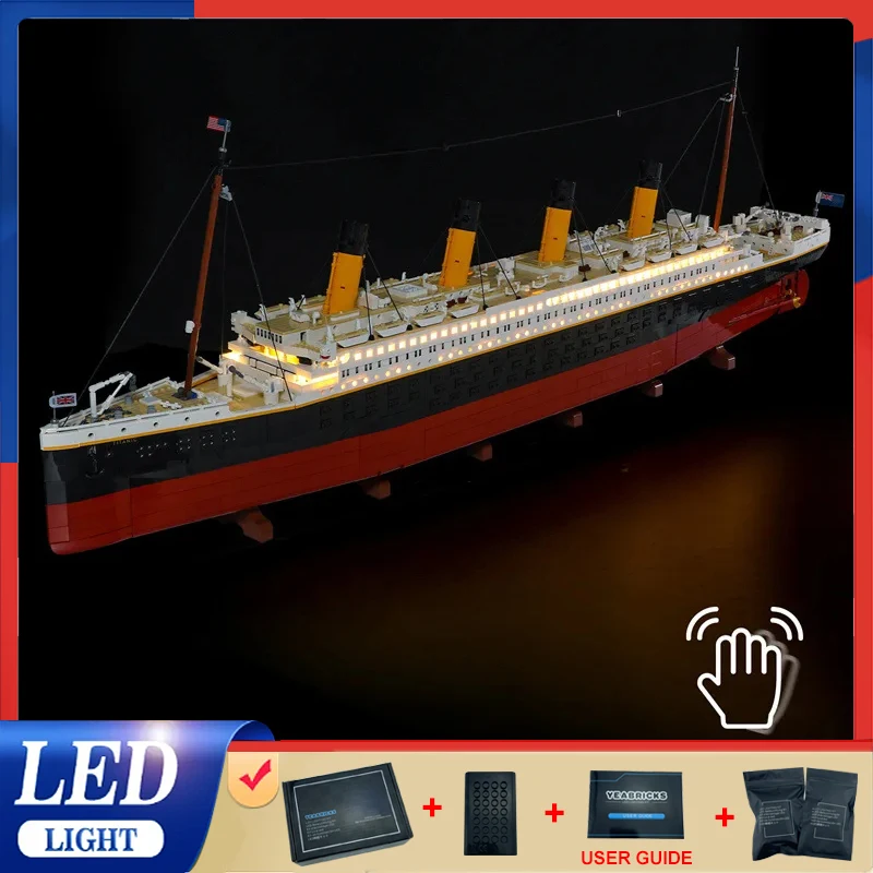

Diy LED Light Kit For LEGO 10294 Titanic（Only LED Light，Without Blocks Model)