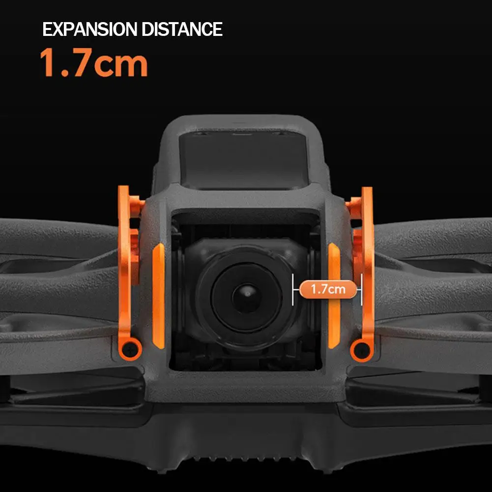 Barre anti-collision drone DJI Avata2 - Protection lentille aluminium silicone