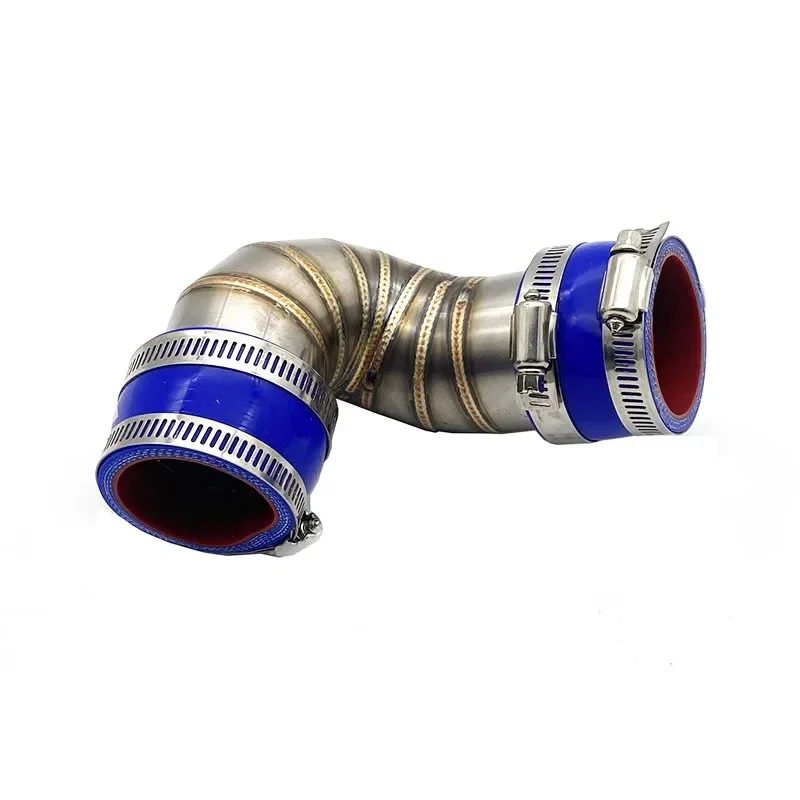 Exhaust Pipe Stainless Steel Link Tube GTS 200 250 300 Motorcycle Accessories For VESPA GTS200 GTS250 GTS300 GTV 300 2006 -