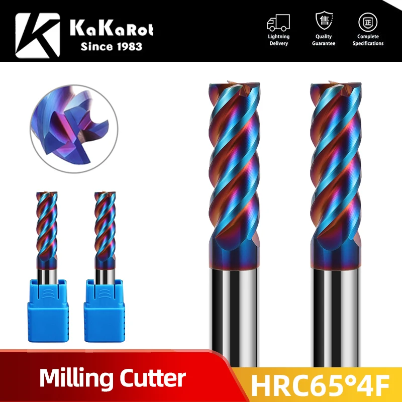 Carbide end mill 1 2 4 5 6 8 10 12mm 4Flutes Milling Cutter Cutting Iron Cutter CNC Maching CNC EndMill carbide end mill