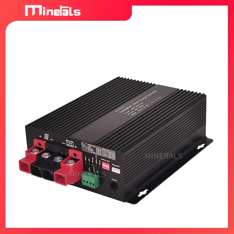 MPPT Controller 12V 60A 50A for Off-grid Power Generation System Support BT APP Solar Energy Charger