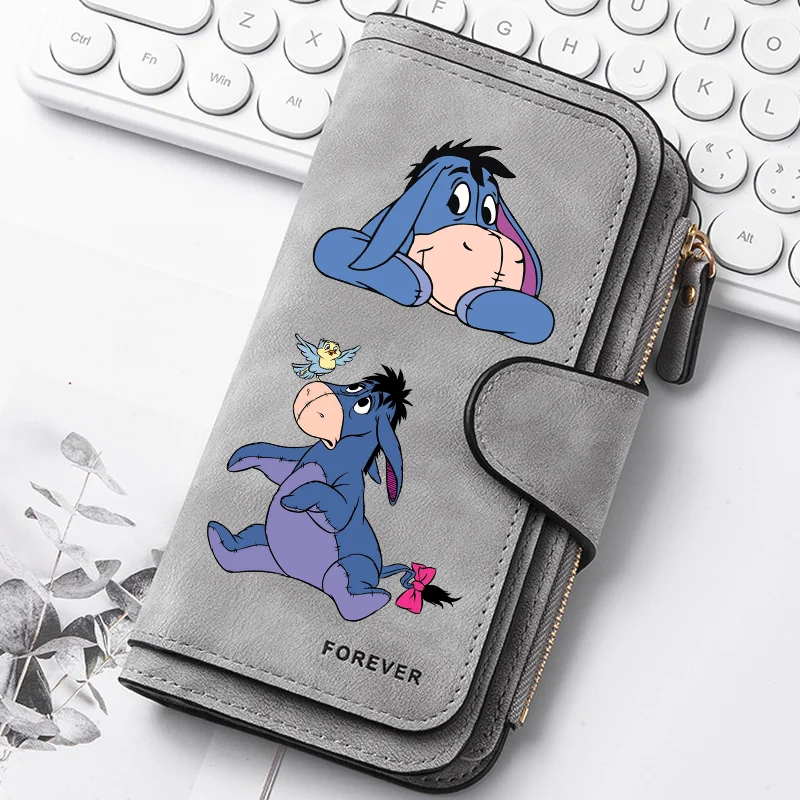 Winnie the Pooh PU Leather Wallet with Zipper Closure & Card Holder S1fa88707de4c4b6c94c7357147f2f5b0L