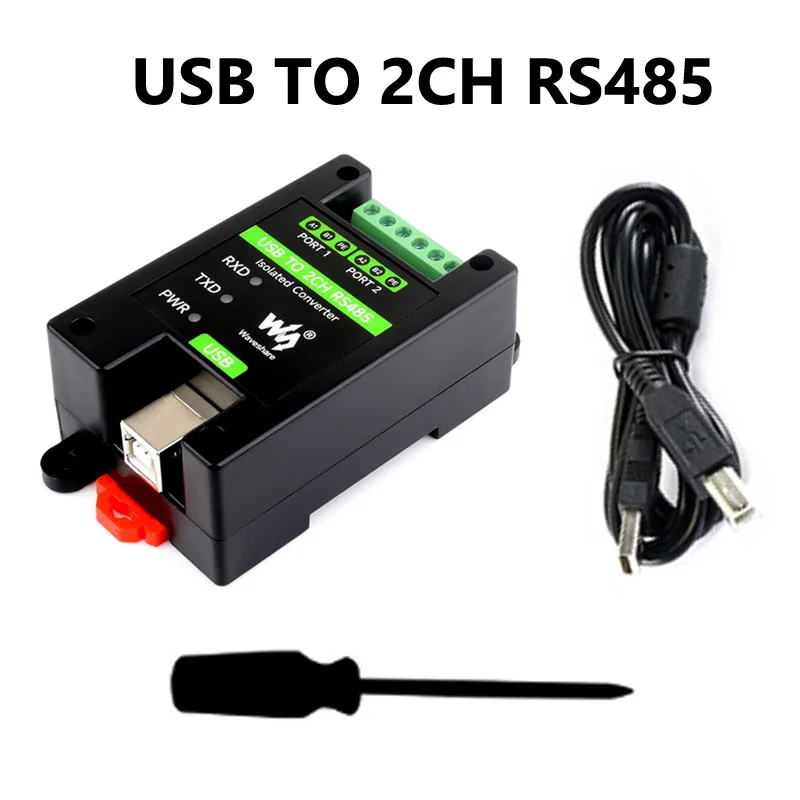 Waveshare USB TO RS485 2CH Converter FT2232HL Grade Isolated Converter