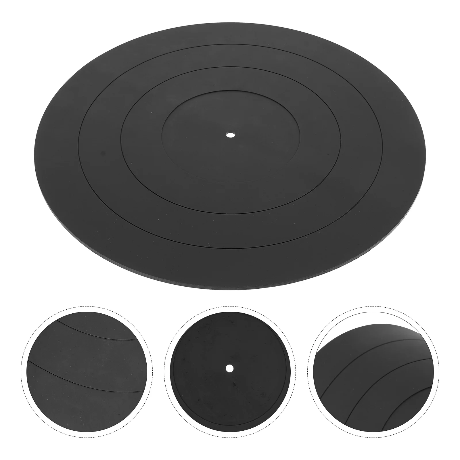 

Turntable Anti Static Silicone Mat 12inch Vinyl Record Silicone Mat Turntable Home Disc Mat Replacement Accessories Platter