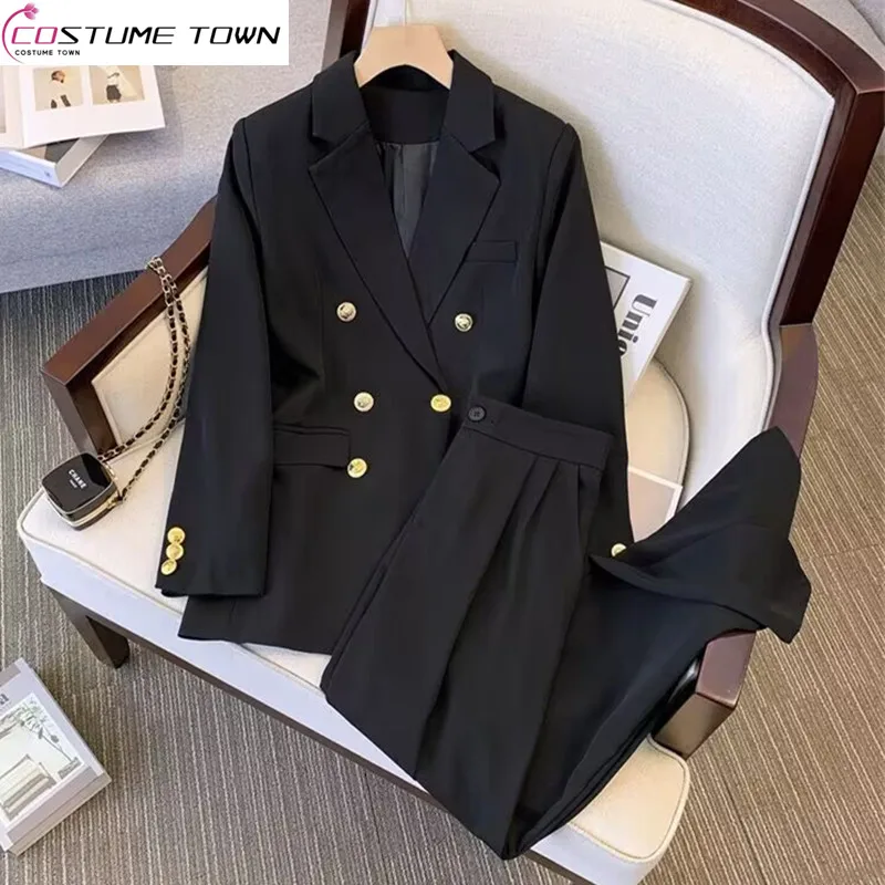 Fashionable Women's Set 2023 New Spring and Autumn Korean Edition Premium Feel Lazy Style Casual Versatile Two Piece Set