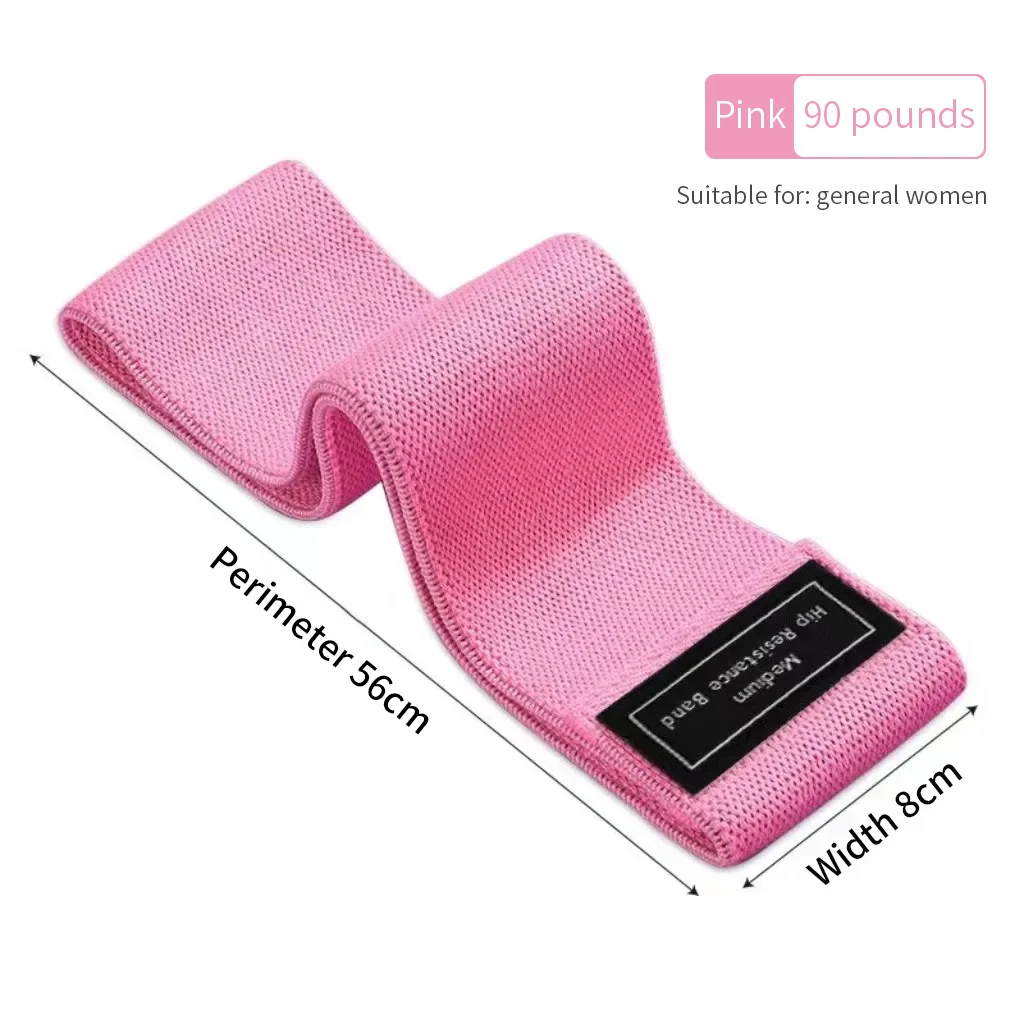 Fitness Resistance Band Buttocks Expansion Fitness Cloth Rubber Band Elastic Expander Suitable For Home Exercise Sport Equipment_voghion.com