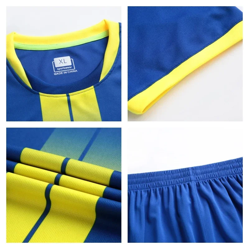 Football Uniform Sports Uniform Sets Men Women Adult Kid Personalize Soccer Kit Training Tracksuit