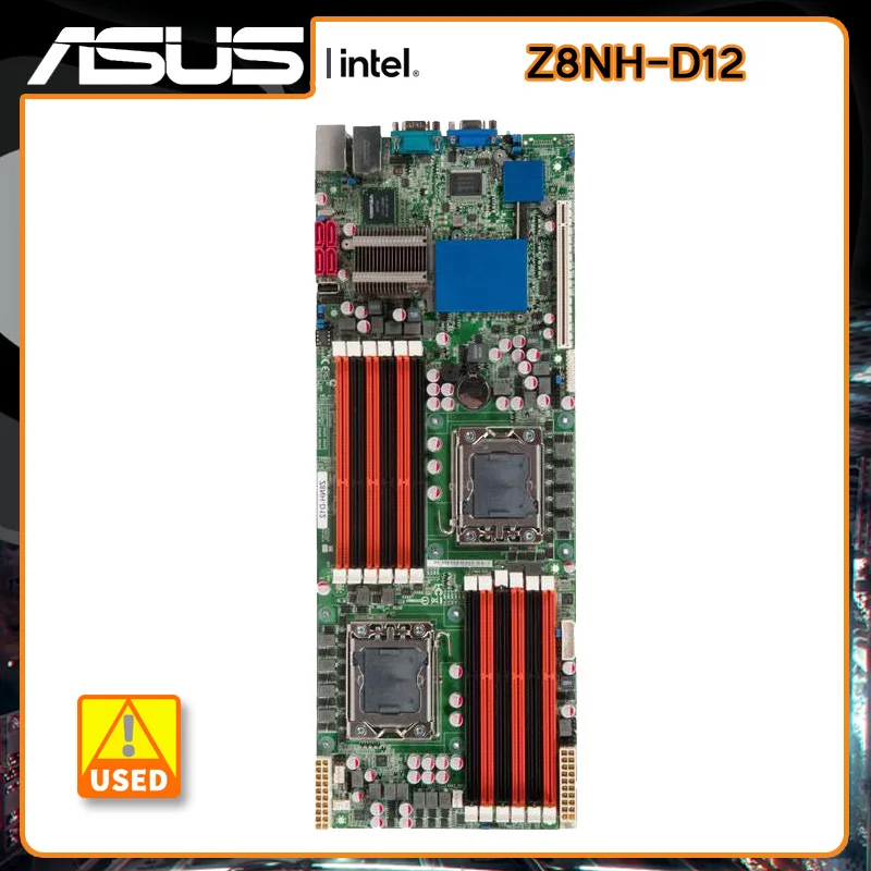 Scheda Madre Lga 1366 Scheda Madre Server Asus Z8Nh-D12 Intel 5500 6 X Sata Ii Usb 2.0 96G Supporto Atx Intel Xeon 5500 Cpu