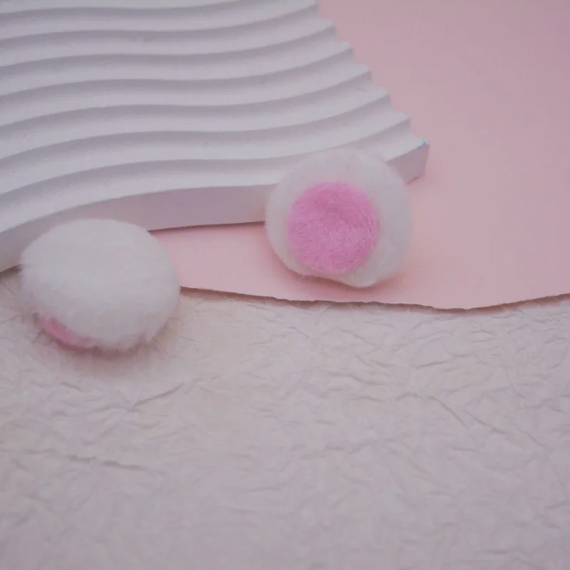 30 teile/los Pelzigen Filz Bär Ohr Applikationen Für DIY Haar Clip Stirnband Zubehör, Schuhe, Taschen, Hüte, kleidung Dekorative Patch – Detail 9