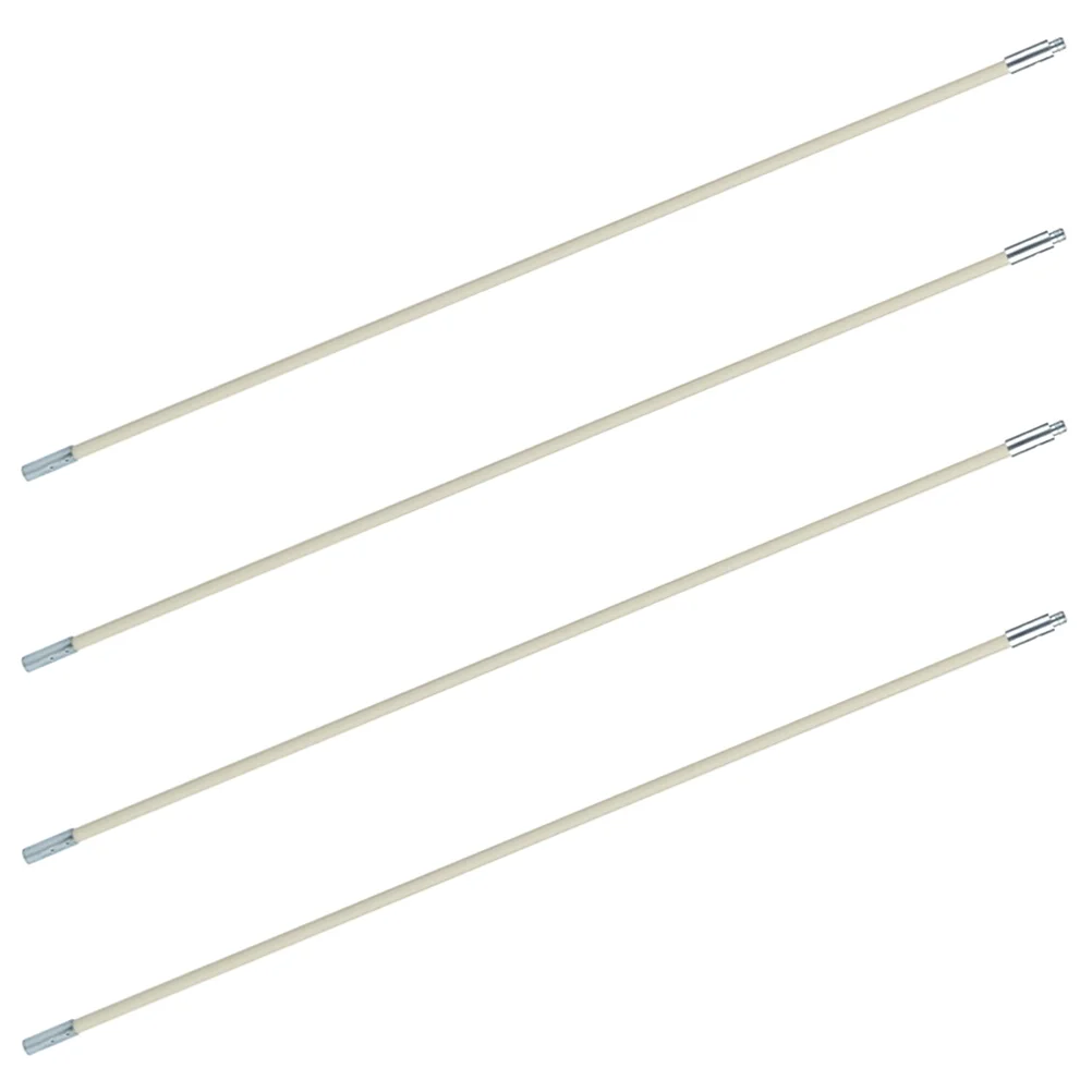 

4 Pcs Fireplace Chimney Brush Barss Fireplace Chimney Kitchen Accessory Cleaning Rods Plastic