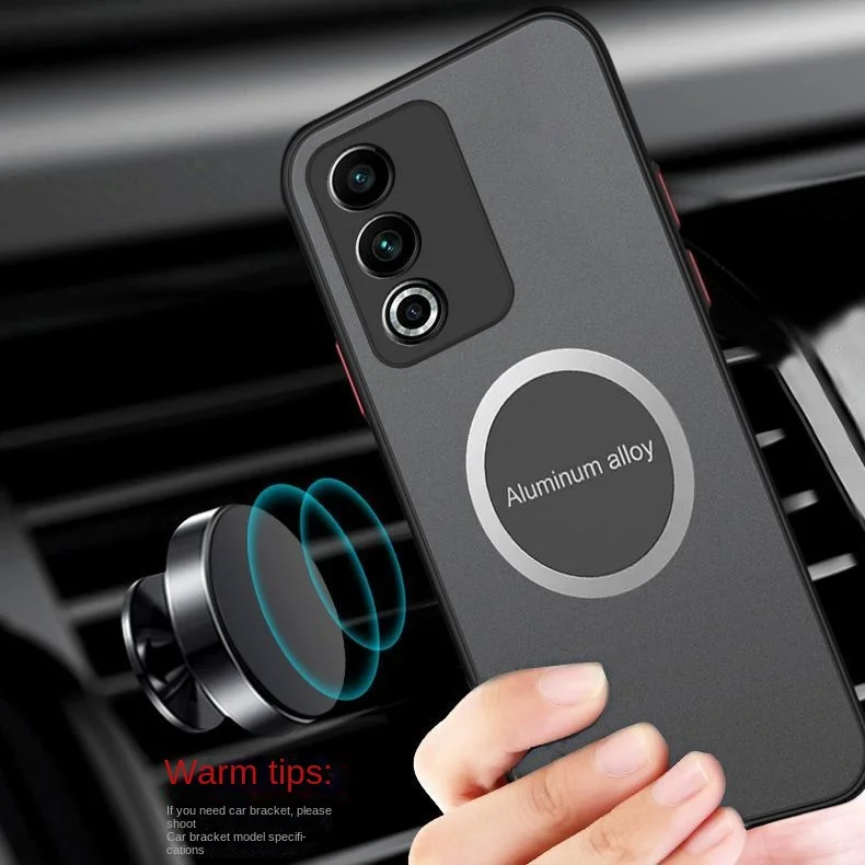 Hard PC Transparent Matte Magnetic Protective Back Cover Full Phone Shell Housing