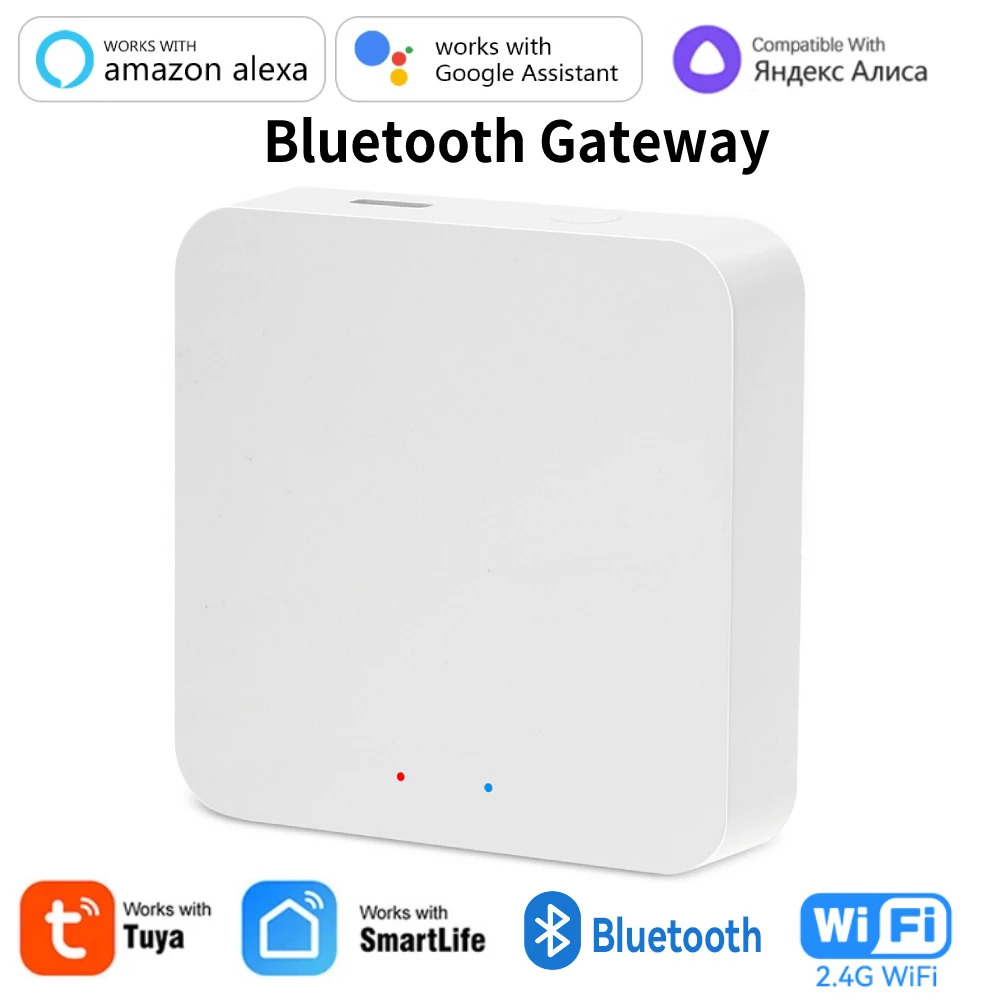 Tuya ZigBee Multi-mode Gateway Hub Smart Home WiFi Bridge Bluetooth Mesh Smart Life Remote Control Works With Alexa Google Alice