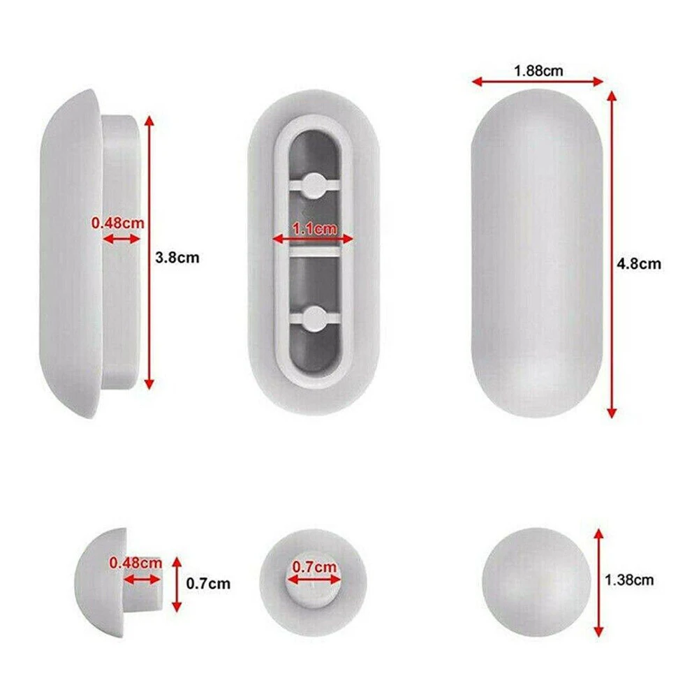 

Top Cover Cushion Seat Cushion Set Parts Shock-proof Toilet Seat 6pcs ABS+TPE Accessories Buffers For Families Durable
