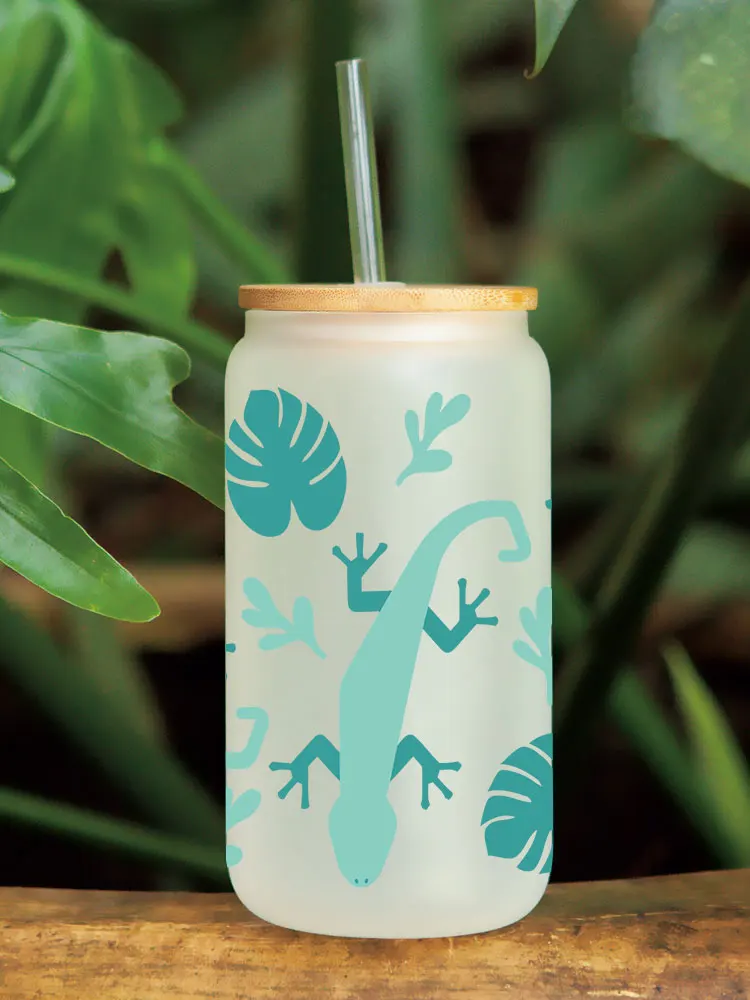 UV DTF Butterflies penguins bears Transfer Happy Juice Printed Sticker For The 16oz Libbey Glasses Wraps Bottles D5295