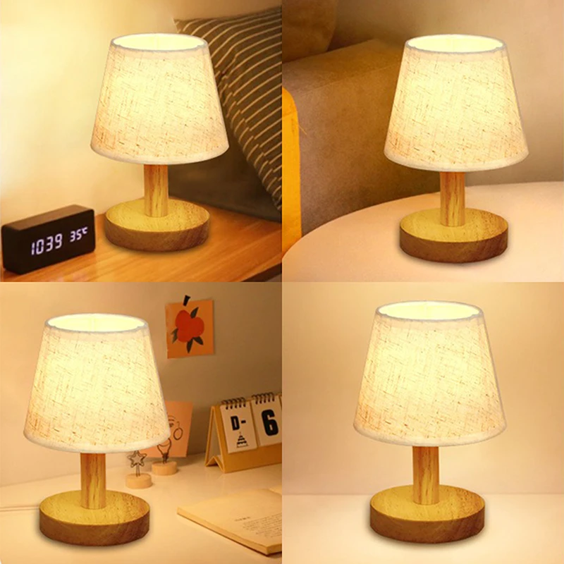 USB 전원 LED 테이블 램프, 실내 조명 고정장치, 거실 침실 침대 옆 야간 램프, 데스크탑 장식, 레트로 책상 조명
