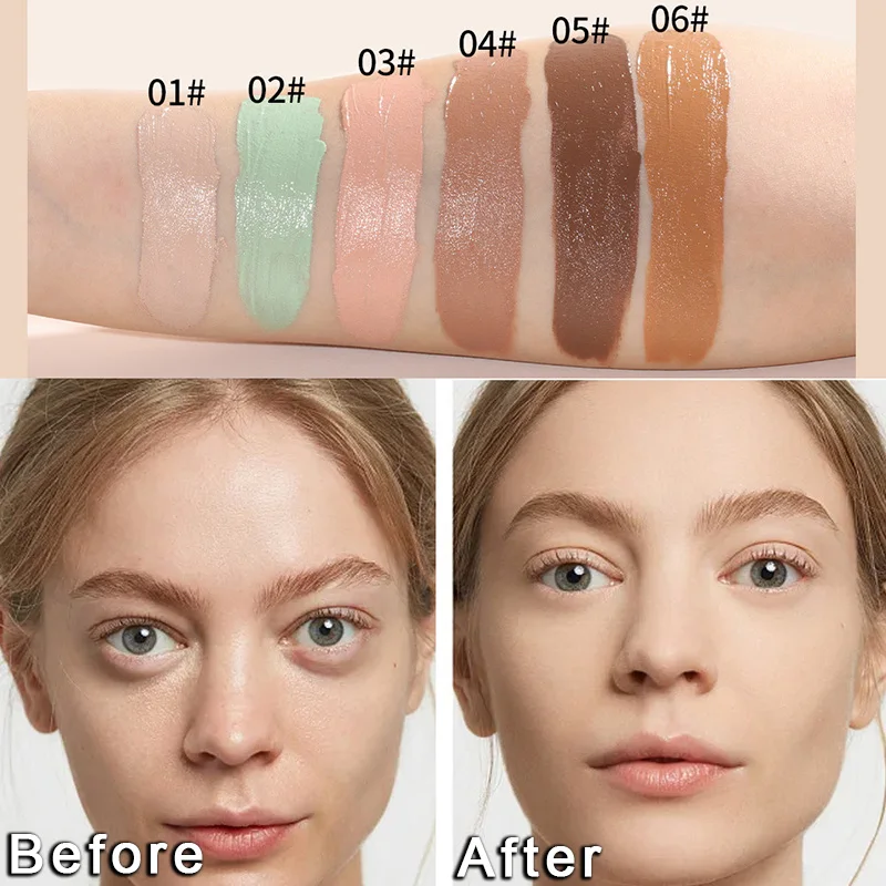 Matte Flawless Face Concealer Speckle Tattoo Cover Up Skin Bronzer Corrector Foundation Full Coverage Makeup Focallure Cosmetic 5