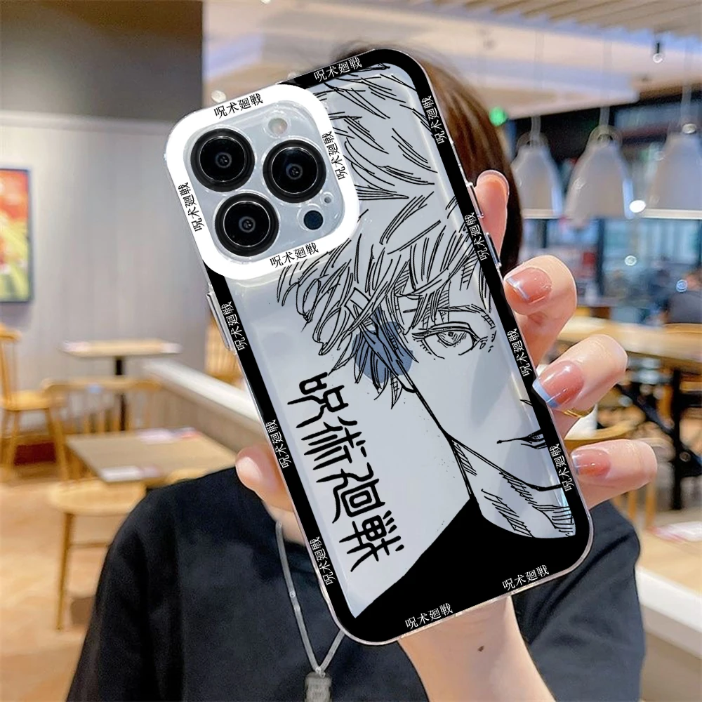 Anime Jujutsu Kaisen Clear Soft TPU Phone Case