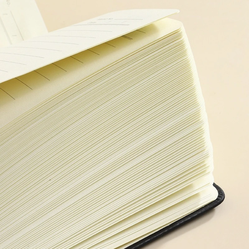 Premium Imitation Leather Notebook with Elastic Band, Ideal