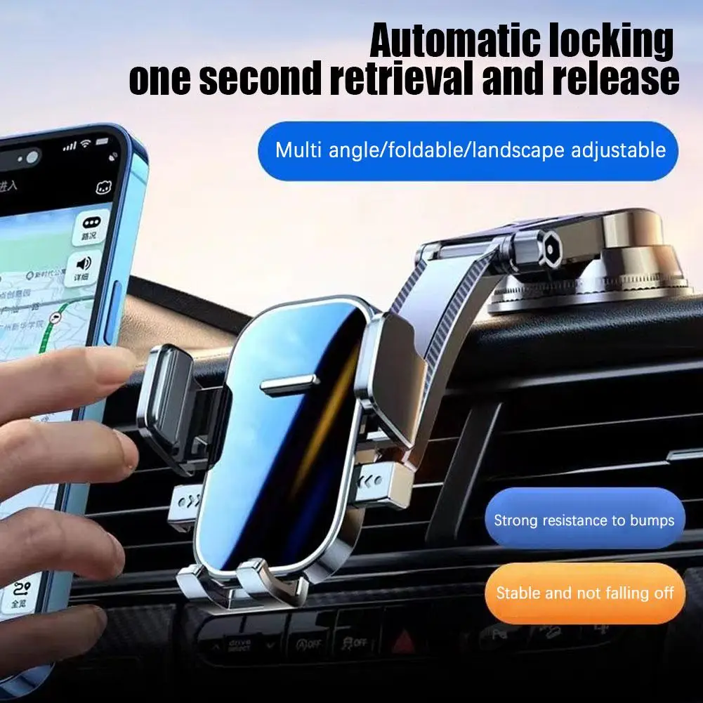 

Universal Car Suction Cup Phone Holder Dashboard Windshield Accessories Rotatable Car Cell Phone 360° Mount Interior V1F1