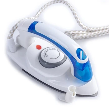 Portable Compact Size Mini Handheld Electric Baseplate Steam Iron Machine Foldable Handle Home Travel Use with 3 Gears Control 1