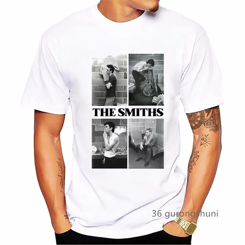 

Vintage Tshirt Men'S Clothing The Smiths The Queen Is Dead Retro Rock Band T Shirt Homme Summer Short Sleeve T-Shirt Wholesale