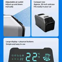 Climatiseur portable IOG-3 8000 BTU, climatiseur mobile de refroidissement et de chauffage pour camion, caravane, camping-car, RV 5
