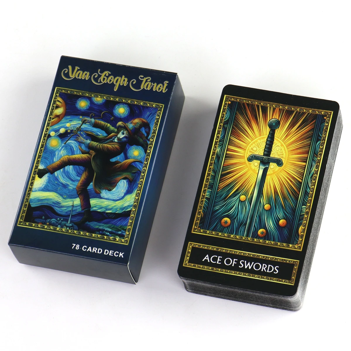 Van Gogh Tarot Cards For Family Party High Quality Fortune Telling Divination Tarot 78 Cards Deck 3