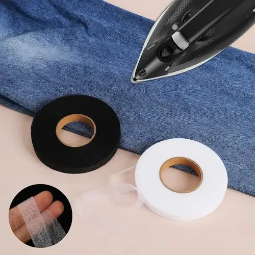 Double-sided Non-woven Interlining Adhesive Tape Iron On Hem Tape Edge Shorten Repair Pants For Hats Clothes DIY Sewing Crafts - Image 3