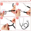 Kids Stethoscope Toy Working Nursing Real Stethoscope Doctor Kit for Kids Role Play Pretend Game Doctor Nurse Costume Accessory 5